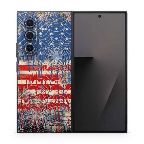 Cobweb Flag Samsung Galaxy Z Fold7 Skin