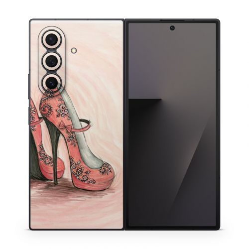 Coral Shoes Samsung Galaxy Z Fold7 Skin