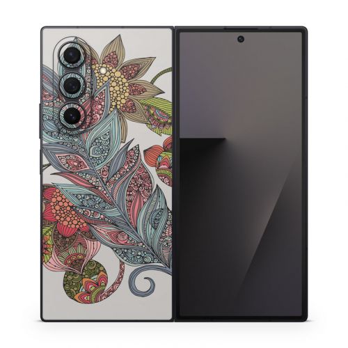 Feather Flower Samsung Galaxy Z Fold7 Skin