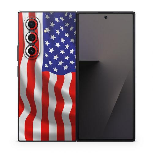 USA Flag Samsung Galaxy Z Fold7 Skin
