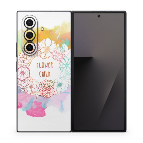 Flower Child Samsung Galaxy Z Fold7 Skin
