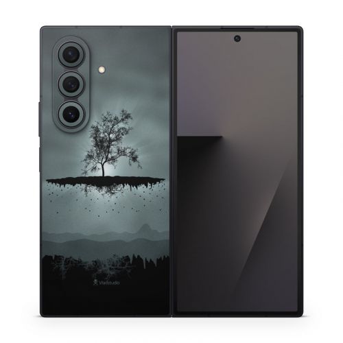 Flying Tree Black Samsung Galaxy Z Fold7 Skin