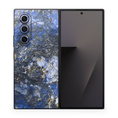 Gilded Ocean Marble Samsung Galaxy Z Fold7 Skin