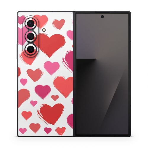 Hearts Samsung Galaxy Z Fold7 Skin