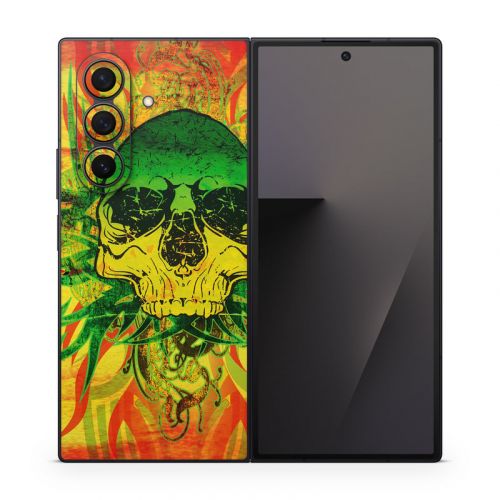 Hot Tribal Skull Samsung Galaxy Z Fold7 Skin