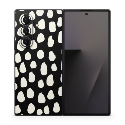 Inky Spots Black Samsung Galaxy Z Fold7 Skin