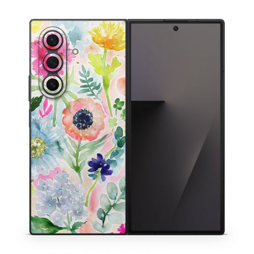 Loose Flowers Samsung Galaxy Z Fold7 Skin