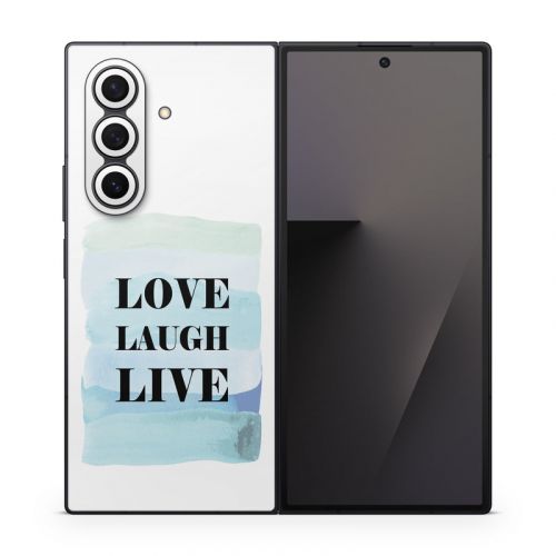 Love Laugh Live Samsung Galaxy Z Fold7 Skin