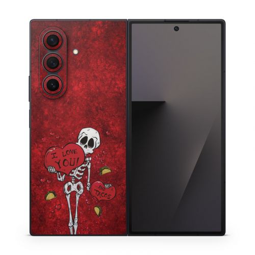 I Love You And Tacos Samsung Galaxy Z Fold7 Skin