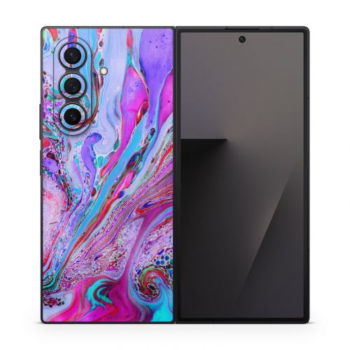 Marbled Lustre Samsung Galaxy Z Fold7 Skin