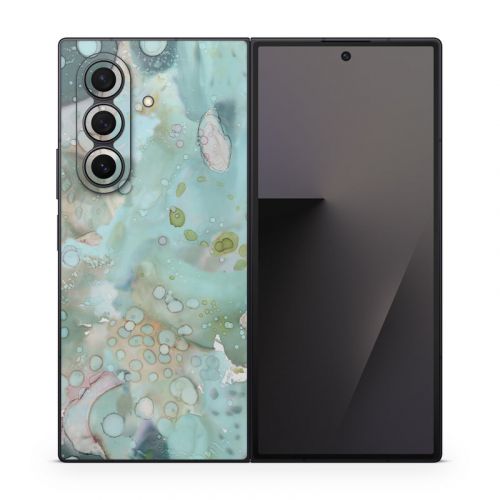 Organic In Blue Samsung Galaxy Z Fold7 Skin