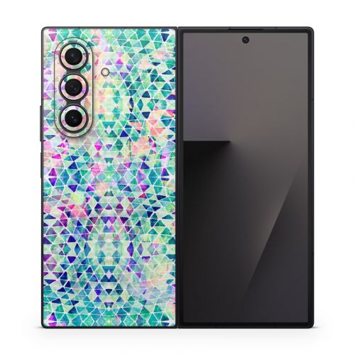 Pastel Triangle Samsung Galaxy Z Fold7 Skin