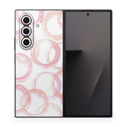 Pink Circles Samsung Galaxy Z Fold7 Skin