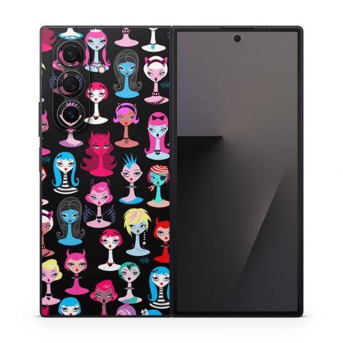 Punky Goth Dollies Samsung Galaxy Z Fold7 Skin
