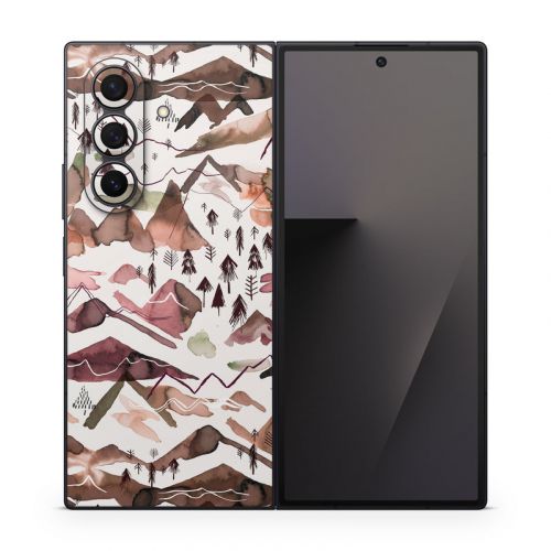 Red Mountains Samsung Galaxy Z Fold7 Skin