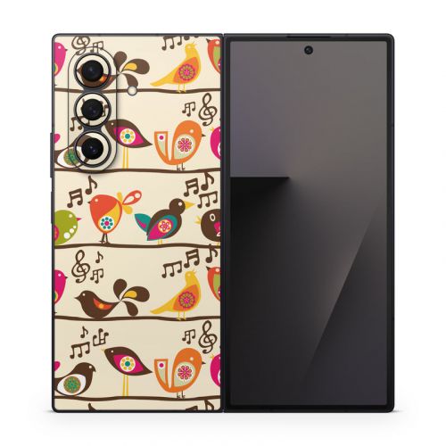 Singing Birds Samsung Galaxy Z Fold7 Skin