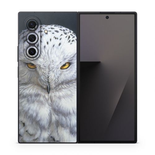 Snowy Owl Samsung Galaxy Z Fold7 Skin
