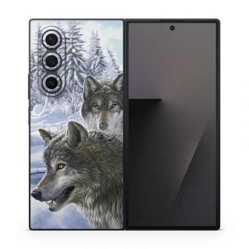Snow Wolves Samsung Galaxy Z Fold7 Skin