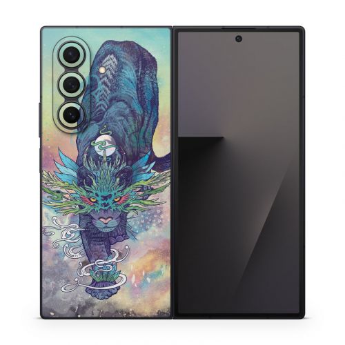 Spectral Cat Samsung Galaxy Z Fold7 Skin