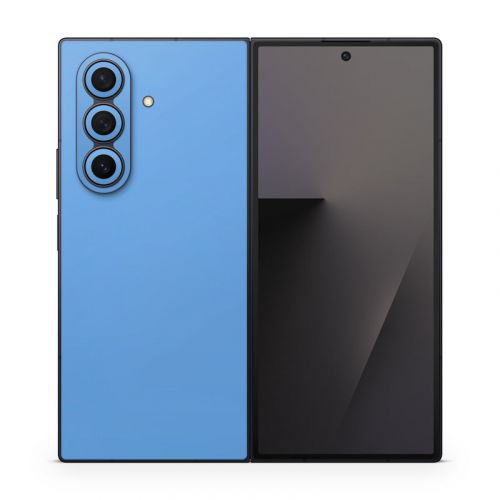 Solid State Blue Samsung Galaxy Z Fold7 Skin