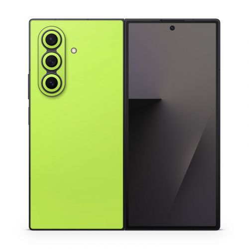 Solid State Lime Samsung Galaxy Z Fold7 Skin