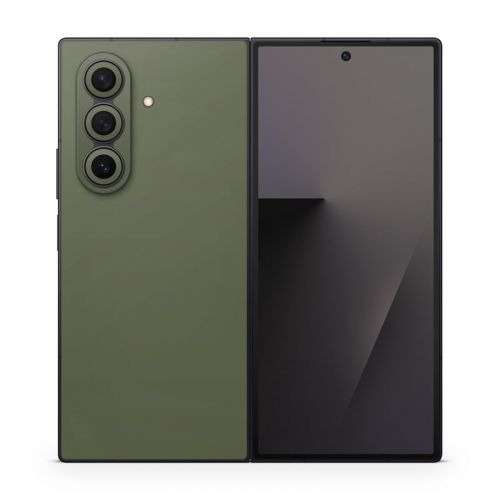 Solid State Olive Drab Samsung Galaxy Z Fold7 Skin