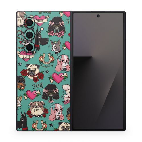 Tattoo Dogs Samsung Galaxy Z Fold7 Skin