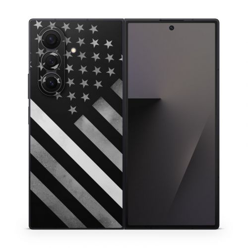 Thin White Line Hero Samsung Galaxy Z Fold7 Skin