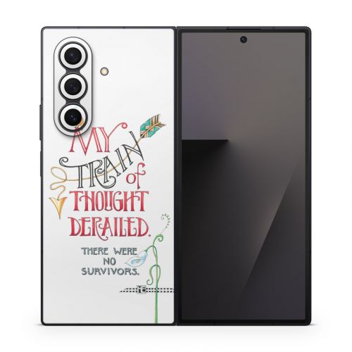 Train Derailed Samsung Galaxy Z Fold7 Skin