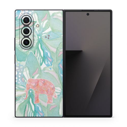 Tropical Elephant Samsung Galaxy Z Fold7 Skin