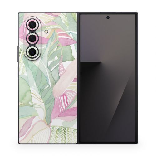 Tropical Leaves Samsung Galaxy Z Fold7 Skin