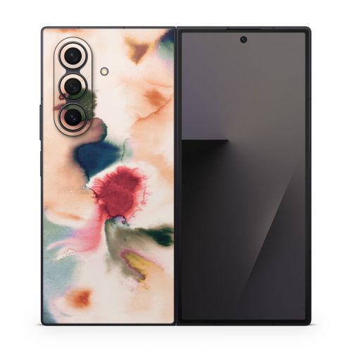 Abstract Watercolor Mineral Samsung Galaxy Z Fold7 Skin
