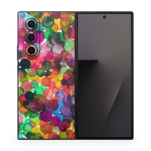 Watercolor Drops Samsung Galaxy Z Fold7 Skin