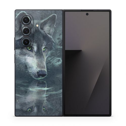 Wolf Reflection Samsung Galaxy Z Fold7 Skin