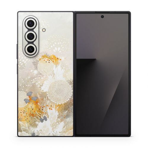 White Velvet Samsung Galaxy Z Fold7 Skin