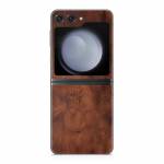 Dark Burlwood Samsung Galaxy Z Flip5 Skin