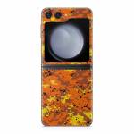 Digital Orange Camo Samsung Galaxy Z Flip5 Skin