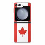 Canadian Flag Samsung Galaxy Z Flip5 Skin