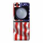 USA Flag Samsung Galaxy Z Flip5 Skin