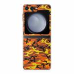 Orange Camo Samsung Galaxy Z Flip5 Skin