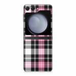 Pink Plaid Samsung Galaxy Z Flip5 Skin