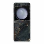 Repaired Black Marble Samsung Galaxy Z Flip5 Skin