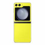 Solid State Lemon Samsung Galaxy Z Flip5 Skin