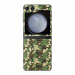 Woodland Camo Samsung Galaxy Z Flip5 Skin