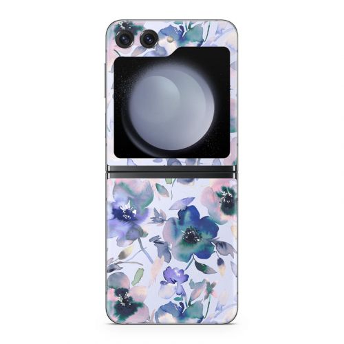 Aquatic Artistic Flowers Samsung Galaxy Z Flip5 Skin