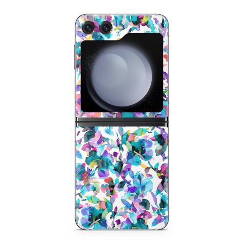 Aquatic Flowers Samsung Galaxy Z Flip5 Skin