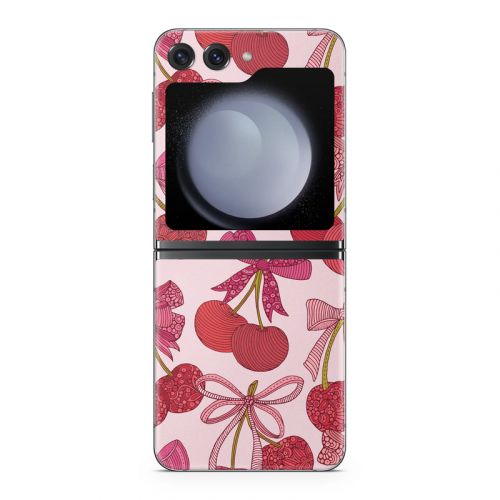 Cherry with Bows Samsung Galaxy Z Flip5 Skin