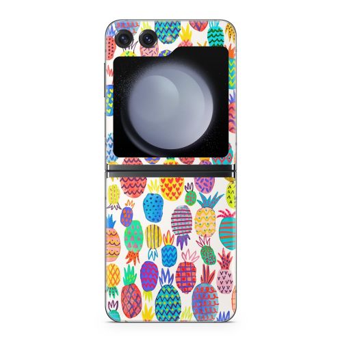 Colorful Pineapples Samsung Galaxy Z Flip5 Skin