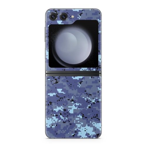 Digital Sky Camo Samsung Galaxy Z Flip5 Skin