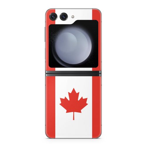 Canadian Flag Samsung Galaxy Z Flip5 Skin